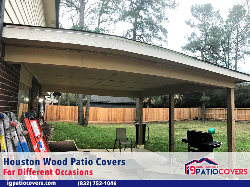 16 Houston Wood Patio Covers